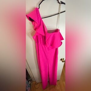 Lilly Pulitzer Jumpsuit. Brand new with tags on it. Lyra Jumpsuit in Raz Berry